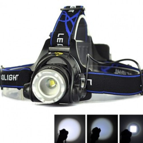 Camping&Hiking Equipment Headlight 3Modes 2000 Lumen Hands-Free