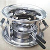 Portable alcohol stove with middle thick design camping equipment