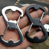 EDC Outdoor Camping Keychain Carabiner Ring Hooks